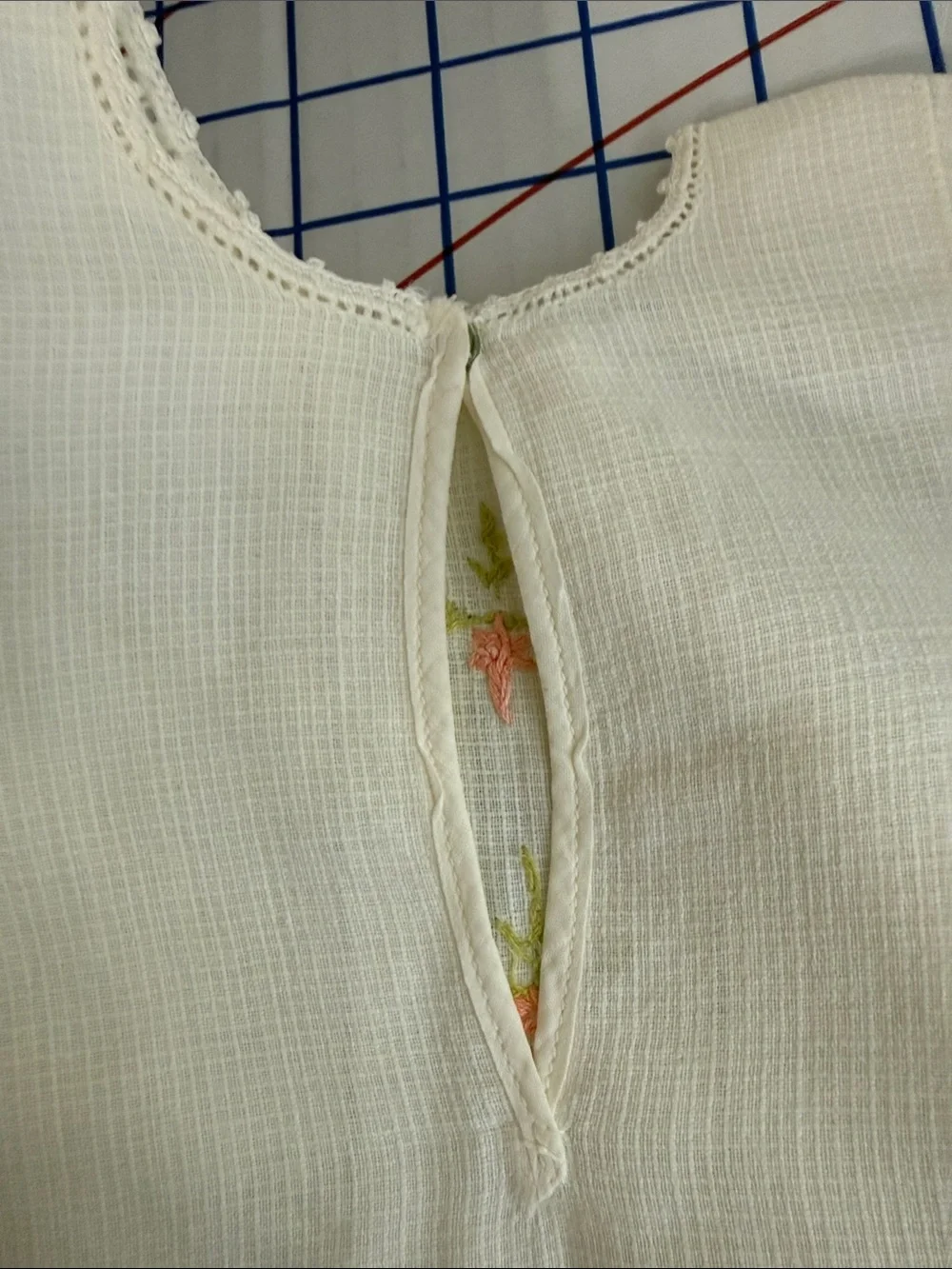 Antique c1920s Handmade Baby Shirt Hand Embroidery Pintucks Heirloom Sewing